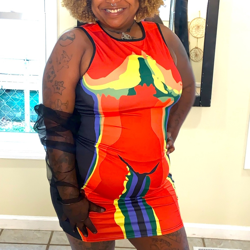 Thermal Paint Bodycon